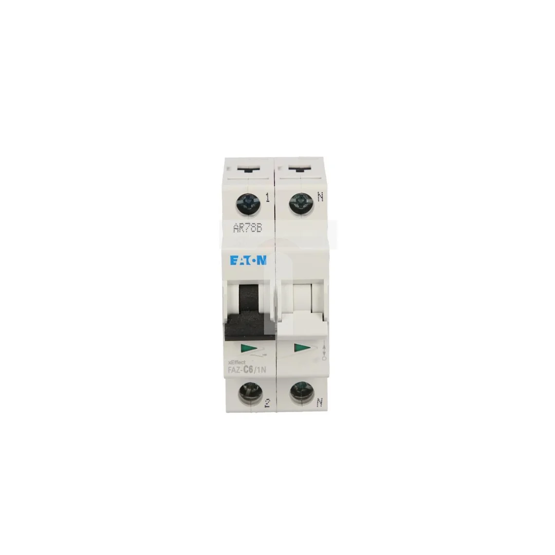 Wyłącznik nadprądowy 1+N C 6A 15kA AC FAZ C6/1N 278668