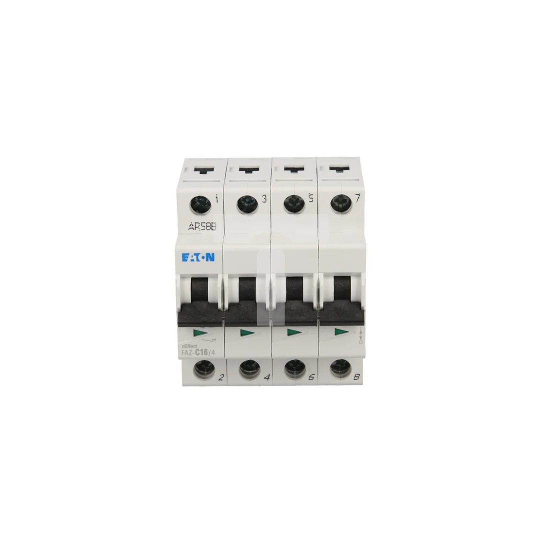Wyłącznik nadprądowy 4P C 16A 15kA AC FAZ C16/4 279061