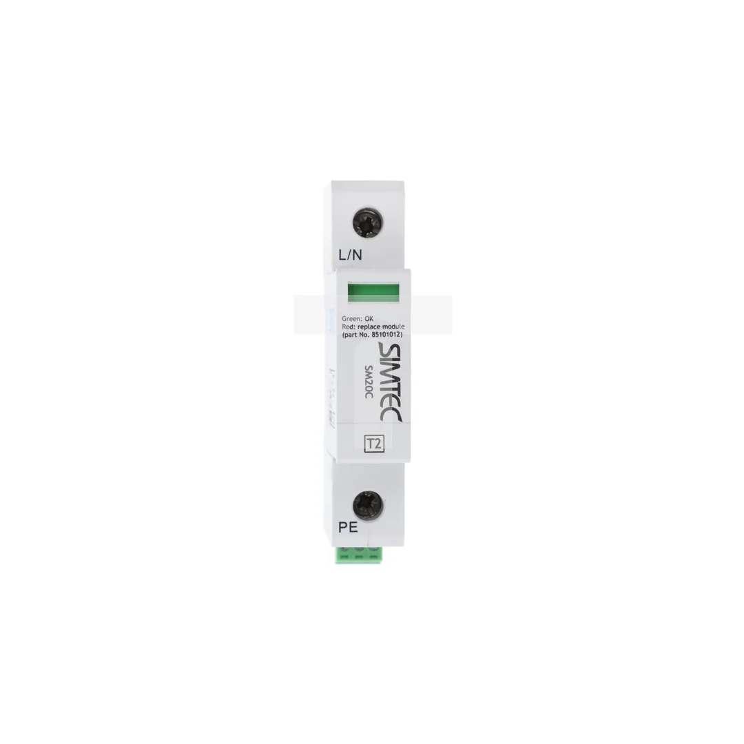 Ogranicznik przepięć Typ T2 1P 20kA SIMTEC SM20C/1-275 85101000