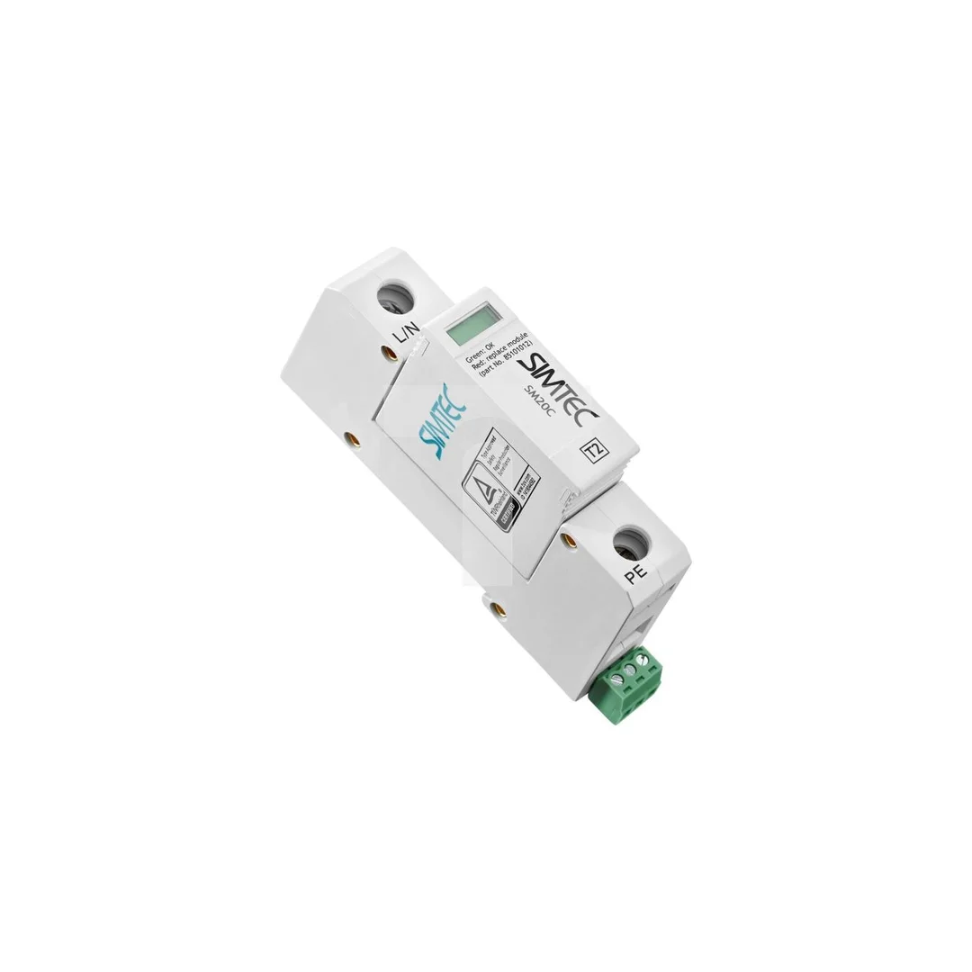 Ogranicznik przepięć Typ T2 1P 20kA SIMTEC SM20C/1-275 85101000