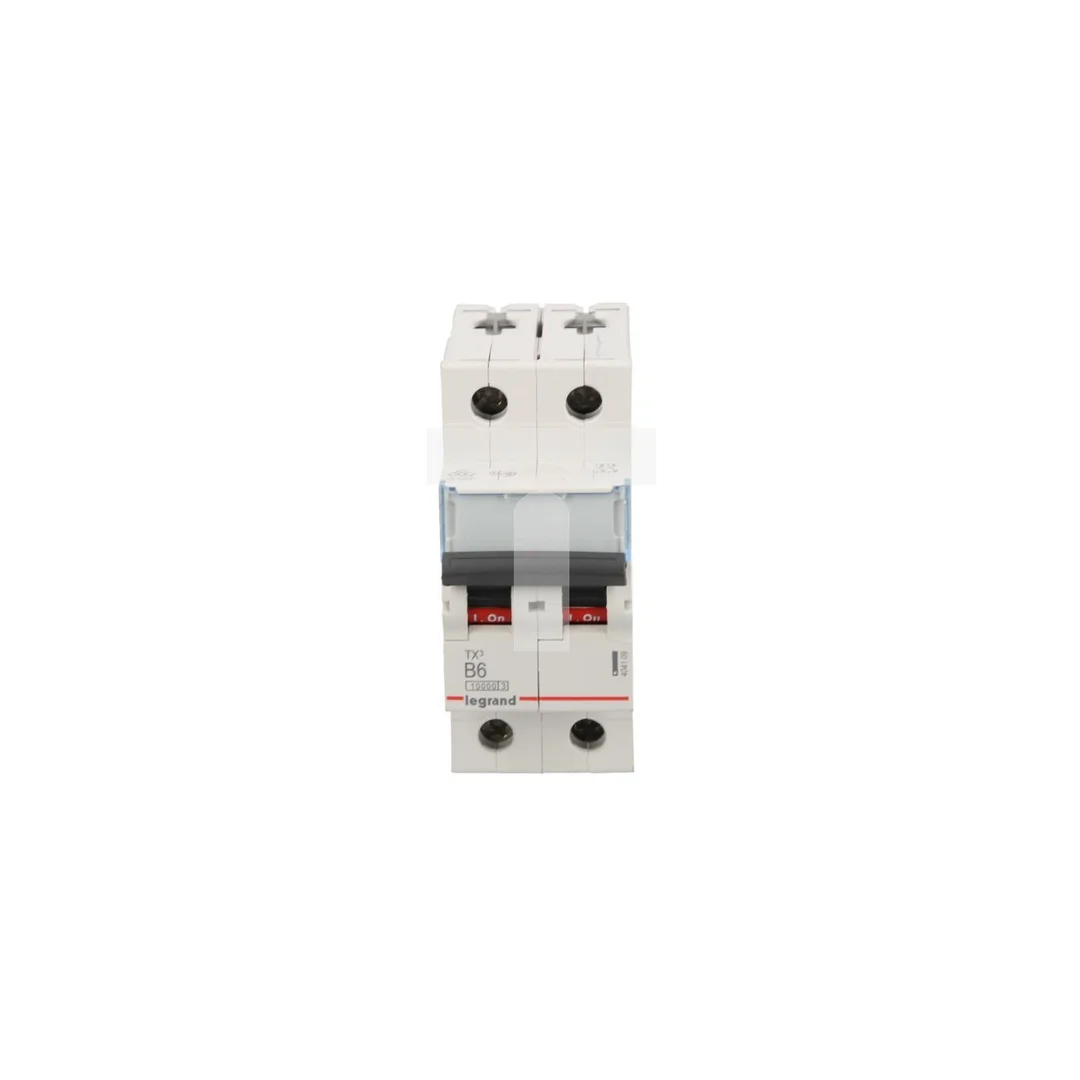 Wyłącznik nadprądowy 2P B 6A 10kA AC S312 TX3 404109