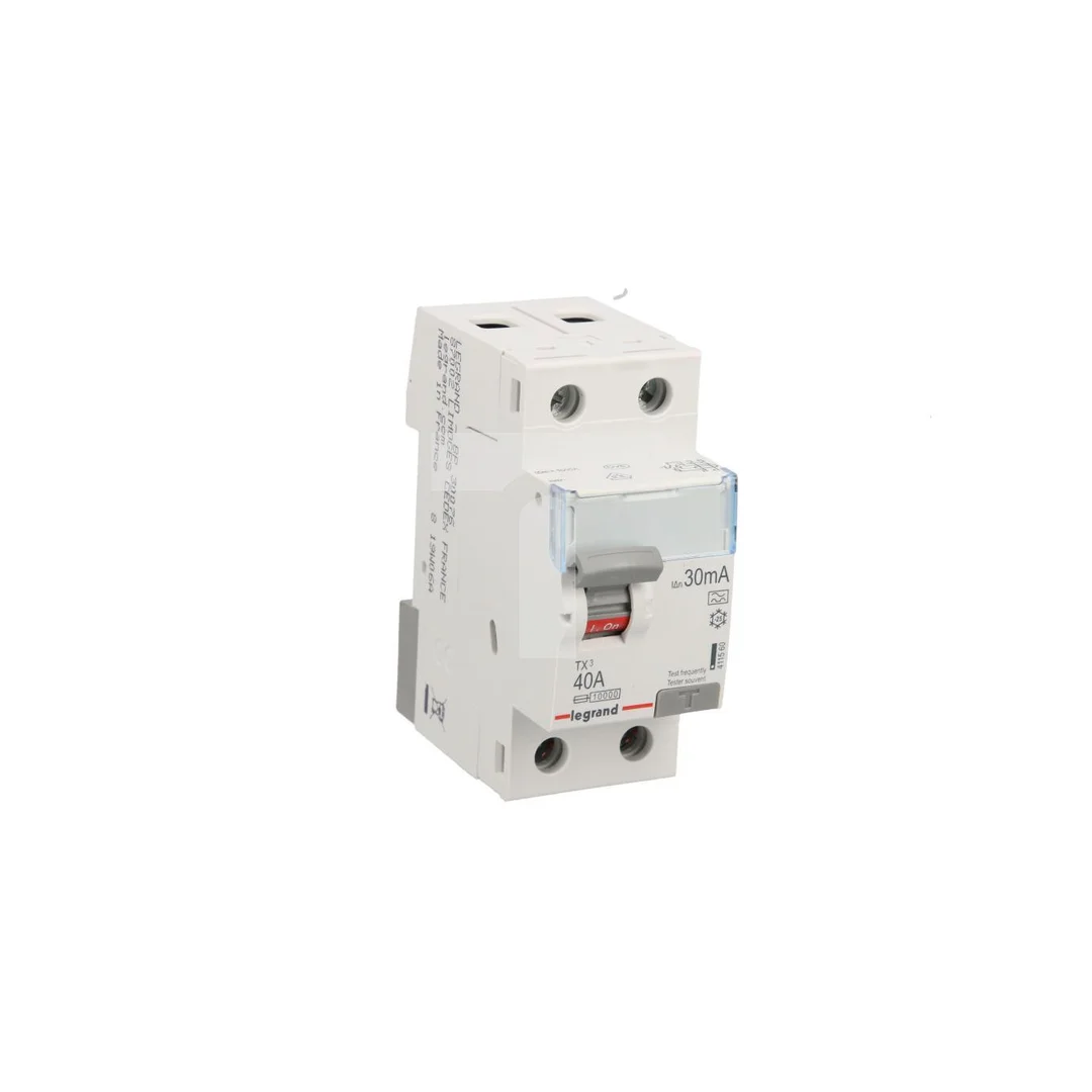 Wyłącznik różnicowoprądowy 2P 40A 0,03A typ A P302 TX3 411560