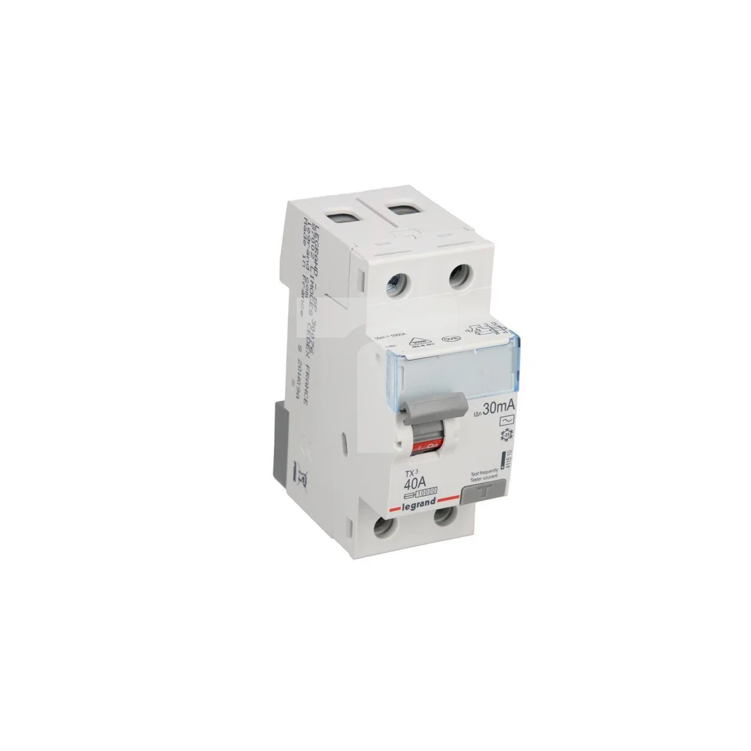Wyłącznik różnicowoprądowy 2P 40A 0,03A typ AC P302 TX3 411510