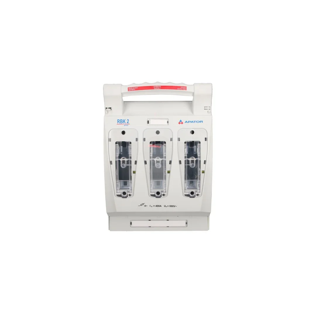 Rozłącznik izolacyjny bezpiecznikowy 400A RBK 2 pro-M /zaciski śrubowe do 240mm2/ 63-811685-061