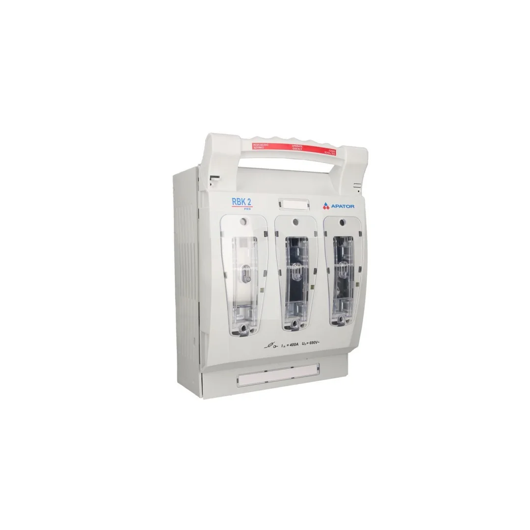 Rozłącznik izolacyjny bezpiecznikowy 400A RBK 2 pro-M /zaciski śrubowe do 240mm2/ 63-811685-061