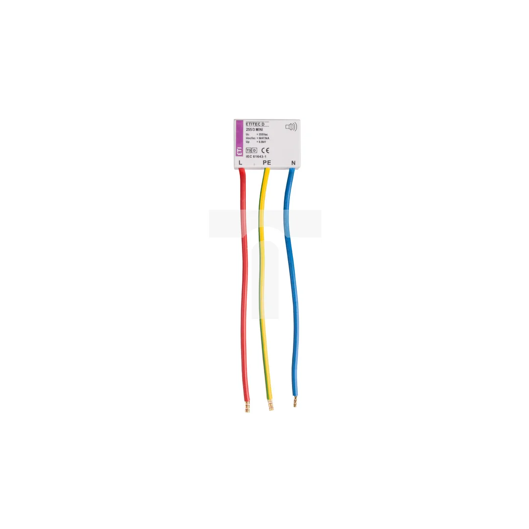 Ogranicznik przepięć typ T3 (D) ETITEC D 255/3 MINI do puszki instalacyjnej 002441632