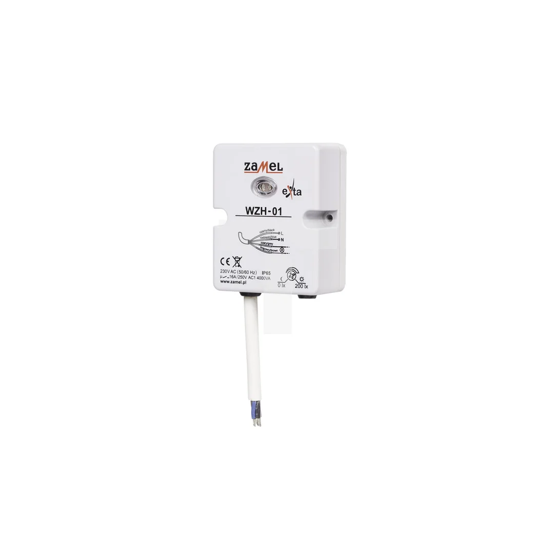 Wyłącznik zmierzchowy 16A 230V 0-200lx WZH-01 EXT10000140