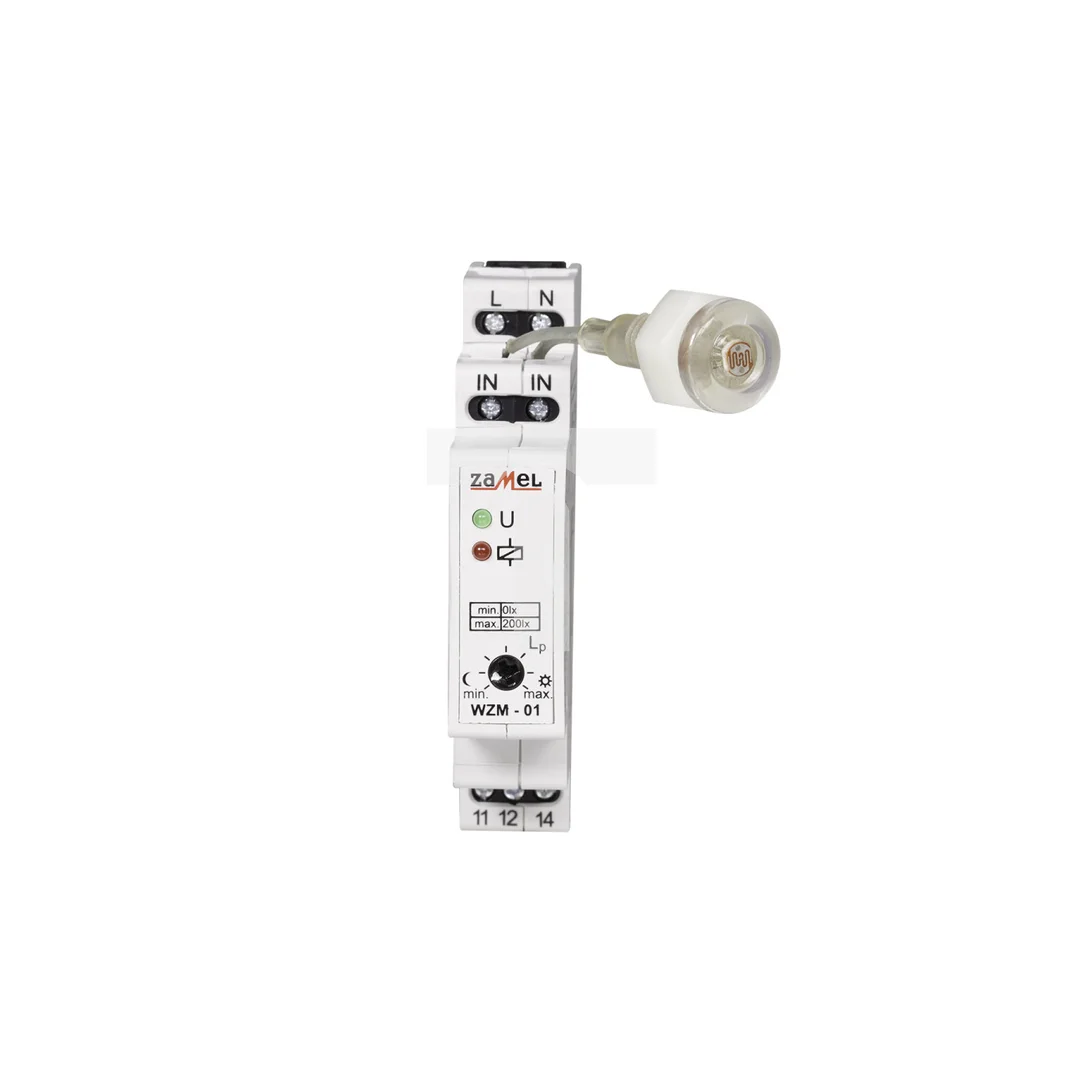 Wyłącznik zmierzchowy 16A 230V 0-200lx WZM-01/S1 EXT10000142