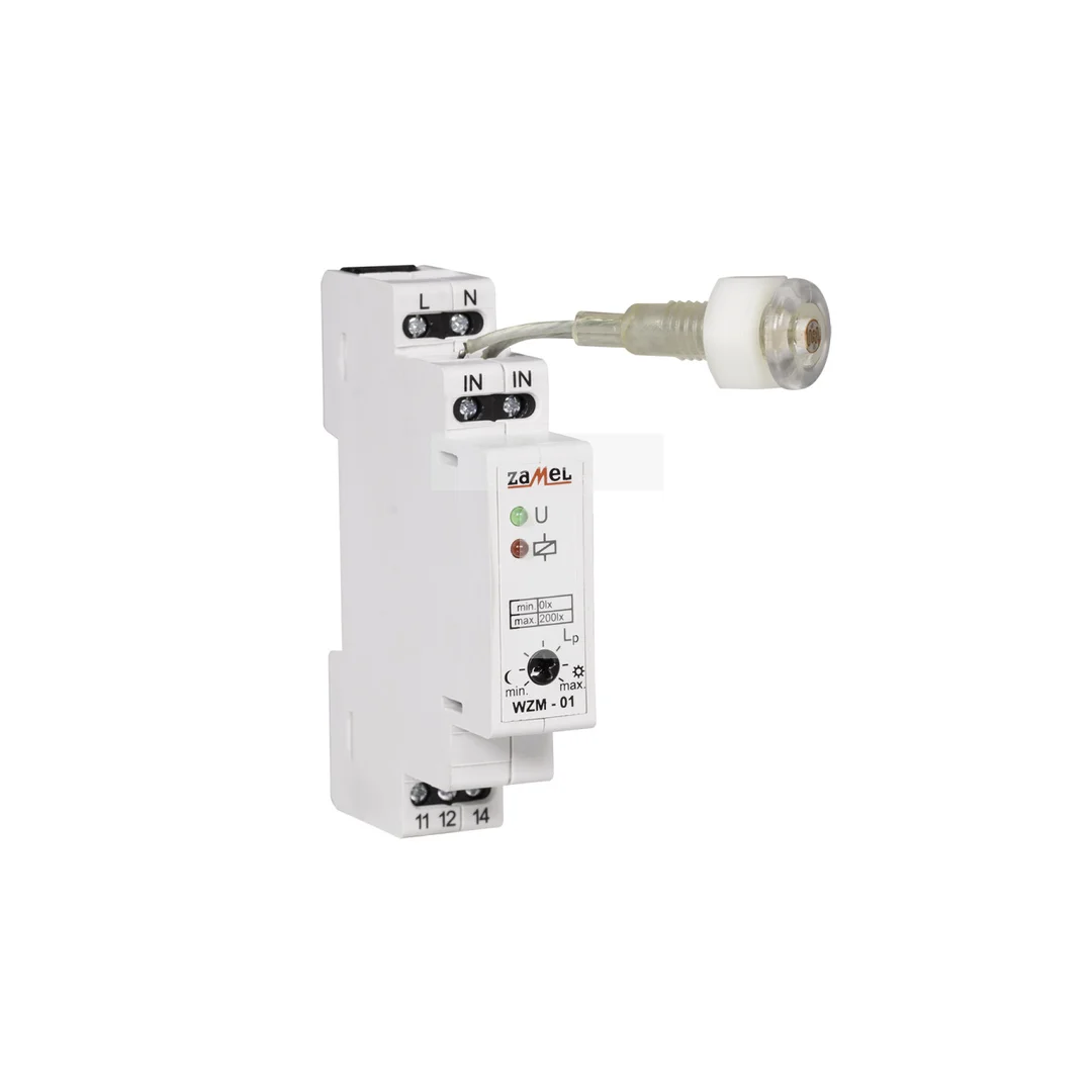 Wyłącznik zmierzchowy 16A 230V 0-200lx WZM-01/S1 EXT10000142