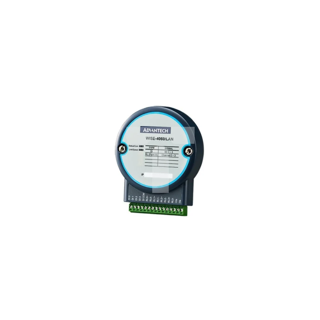 4-kanałowy moduł wejść cyfrowych DI i przekaźników IoT Ethernet I/O WISE-4060LAN-B