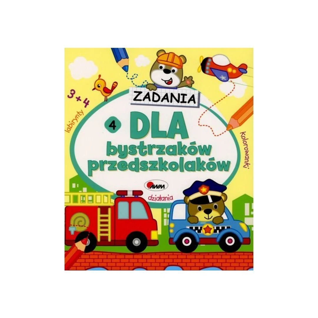 Dla bystrzaków przedszkolaków4 AWM WYDAWNICTWO
