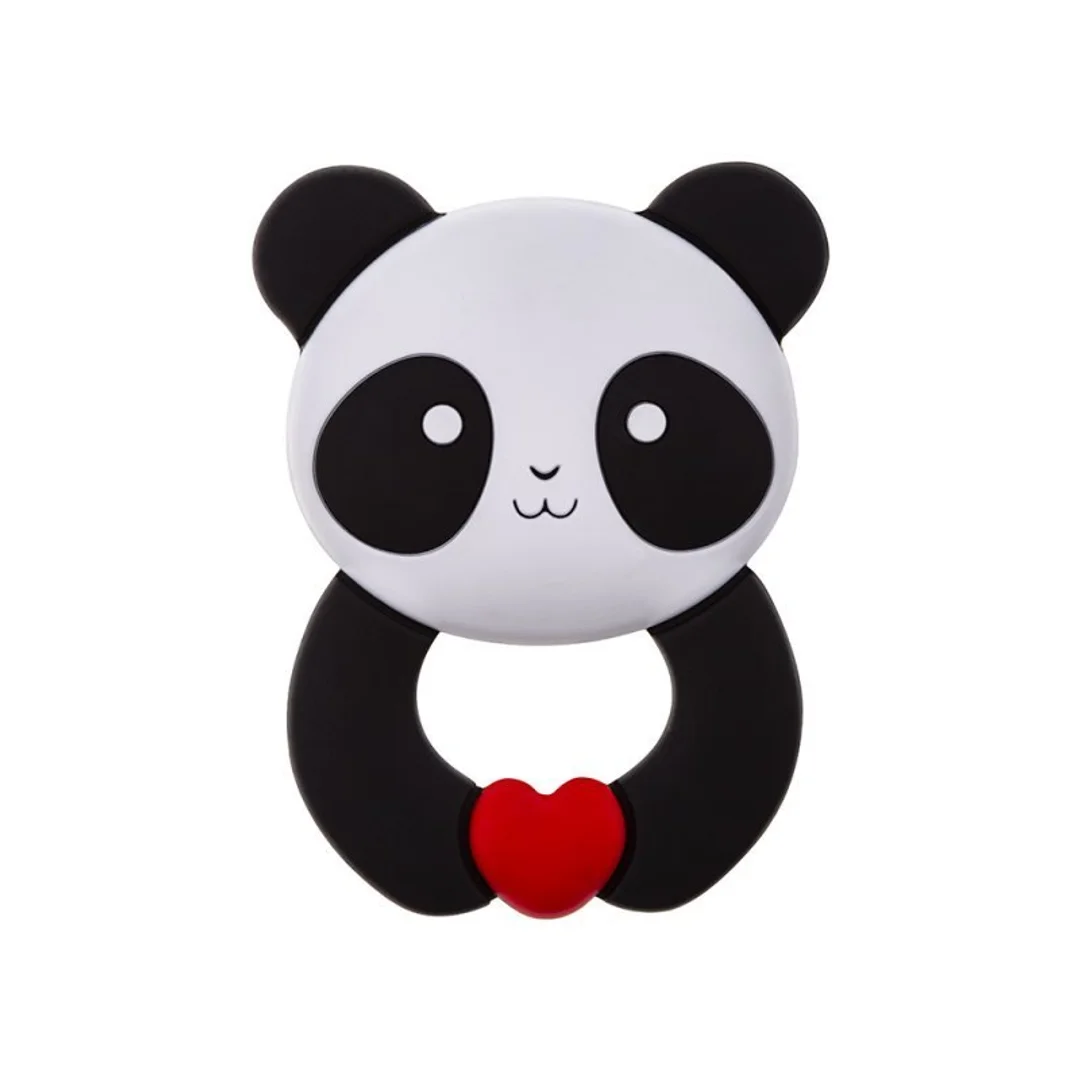 Gryzak silikonowy panda AKUKU