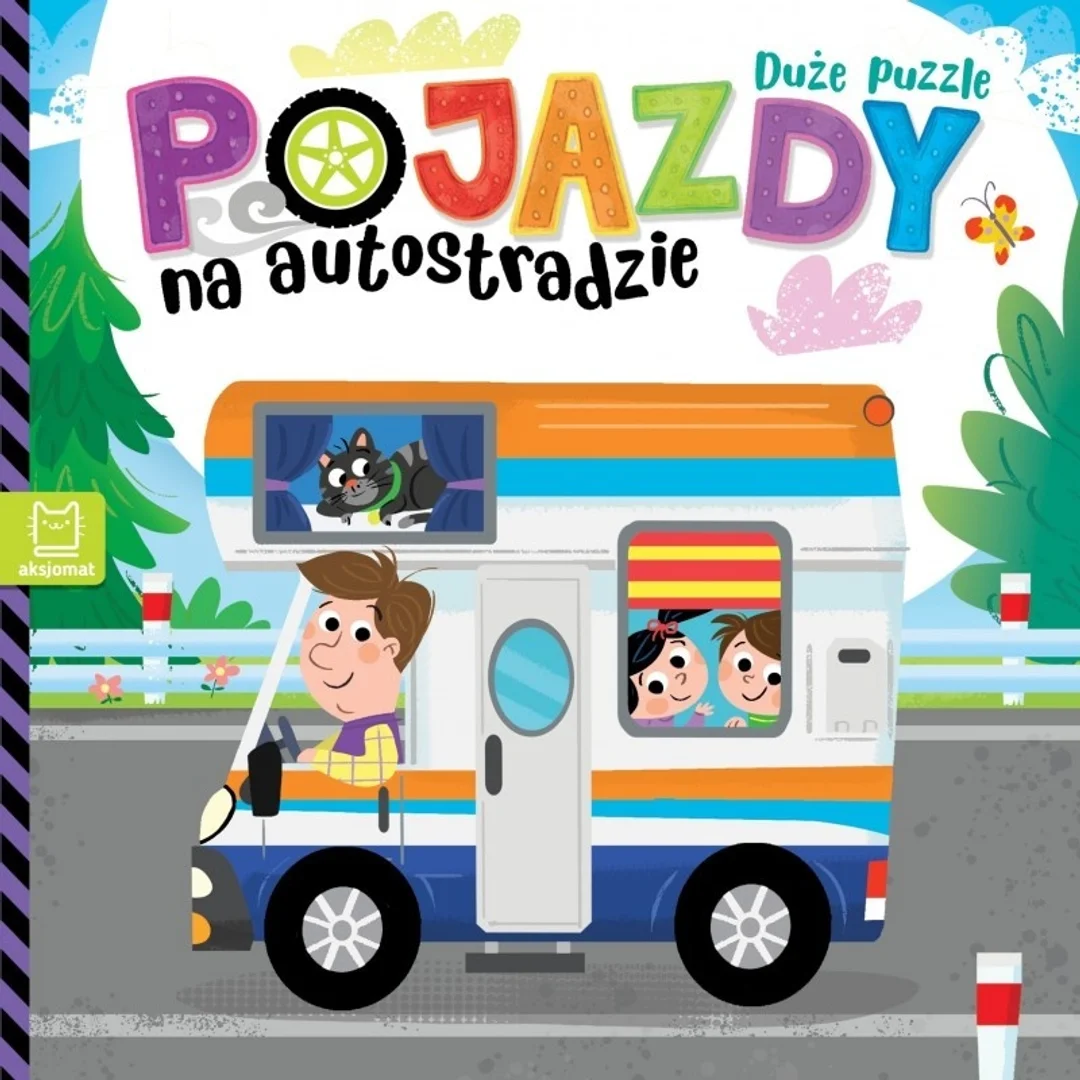 POJAZDY NA AUTOSTR DUŻE Puzzle