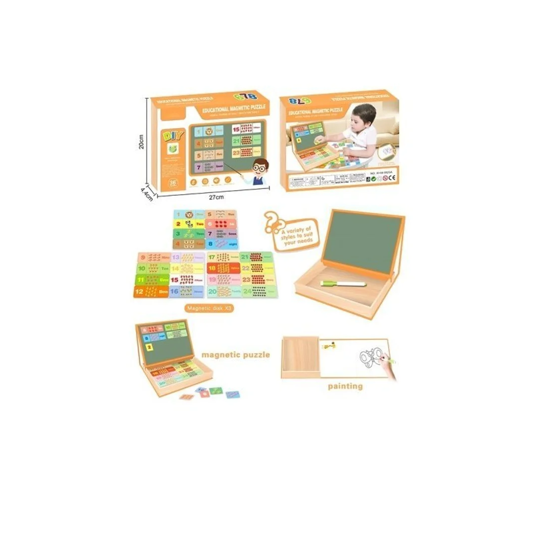Puzzle magnetyczne EUROBABY ZABAWKI