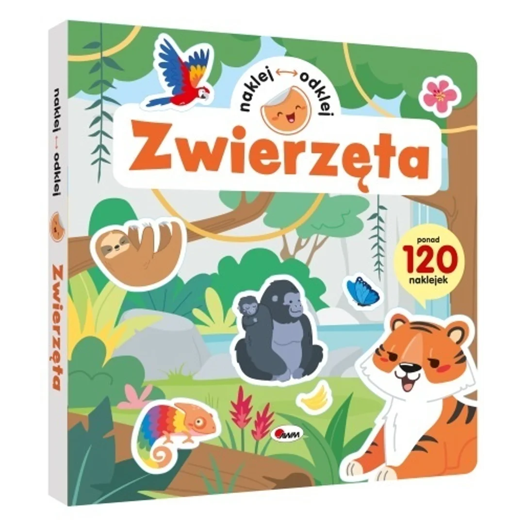 NAKLEJ ODKLEJ ZWIERZĘTA