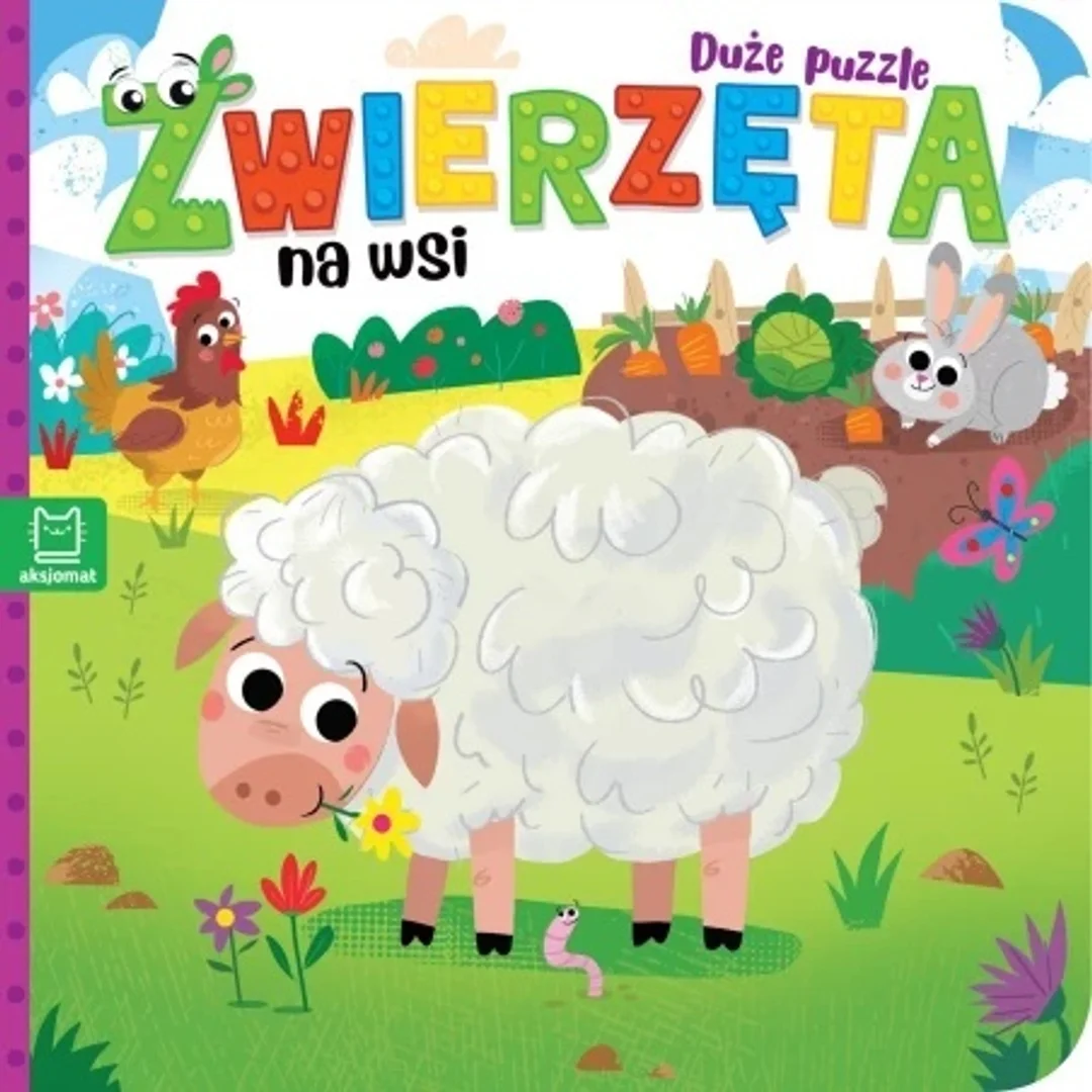 ZWIERZĘTA NA WSI DUŻE Puzzle