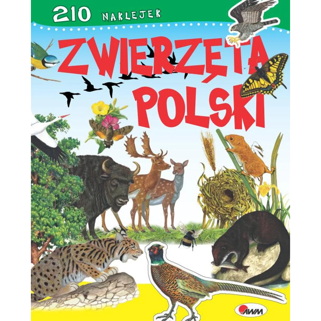 ZWIERZĘTA POLSKI NAKLEJKI