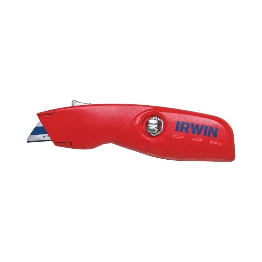 NÓŻ TRAPEZOWY Z WYSUWANYM OSTRZEM BEZPIECZNY IRWIN