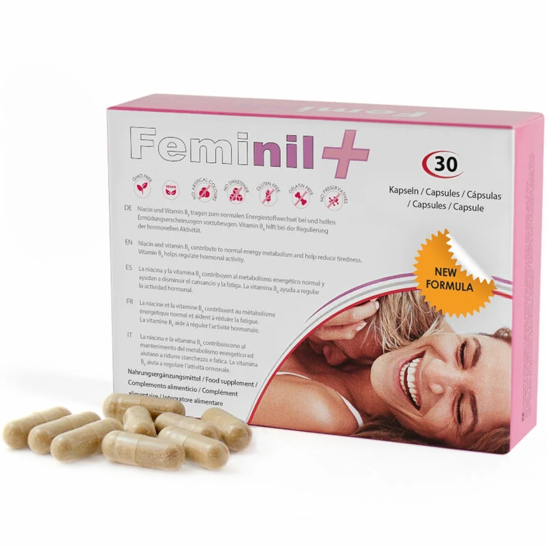 500 Cosmetics Feminil+ Suplement dla Kobiet 30 kapsułek Wsparcie Rownowagi