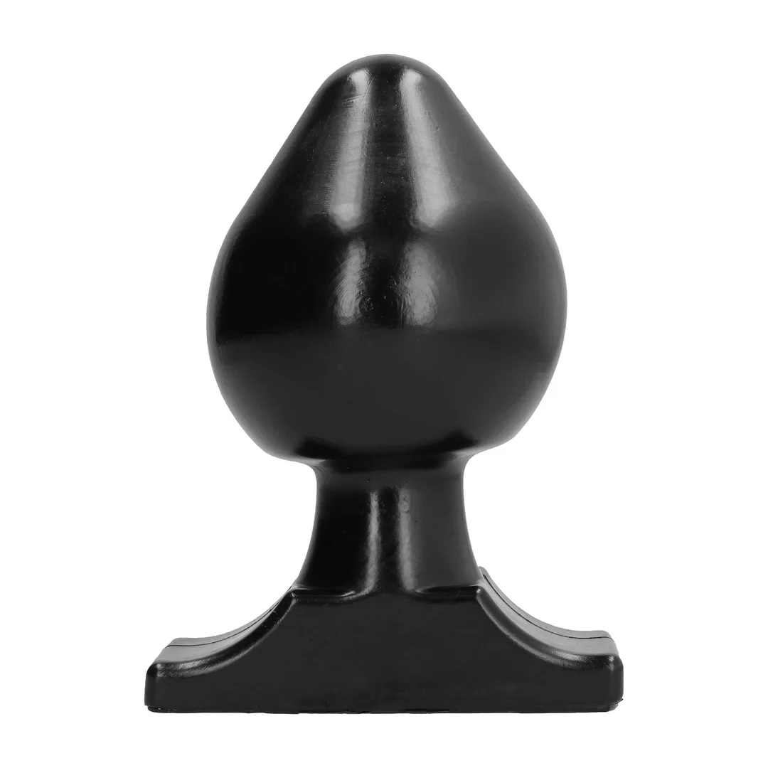 All Black AB19 anatomiczny korek intymny 19 cm silikonowy czarny
