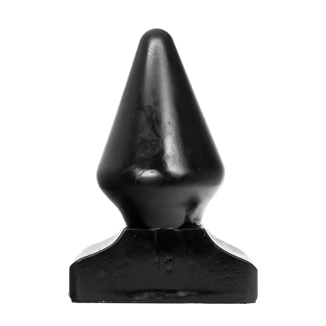 All Black Korek anatomiczny z rowkami 23 cm czarny