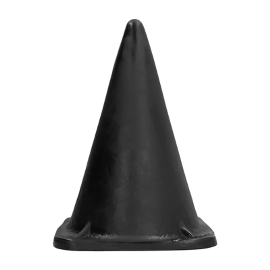 All Black Korek stożkowy anatomiczny 30 cm czarny duży model