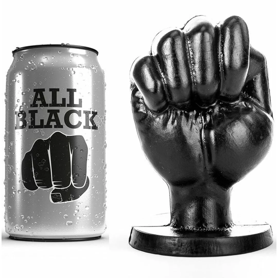 All Black Model 220441 Czarna Anatomiczna Nakładka 13 cm PVC