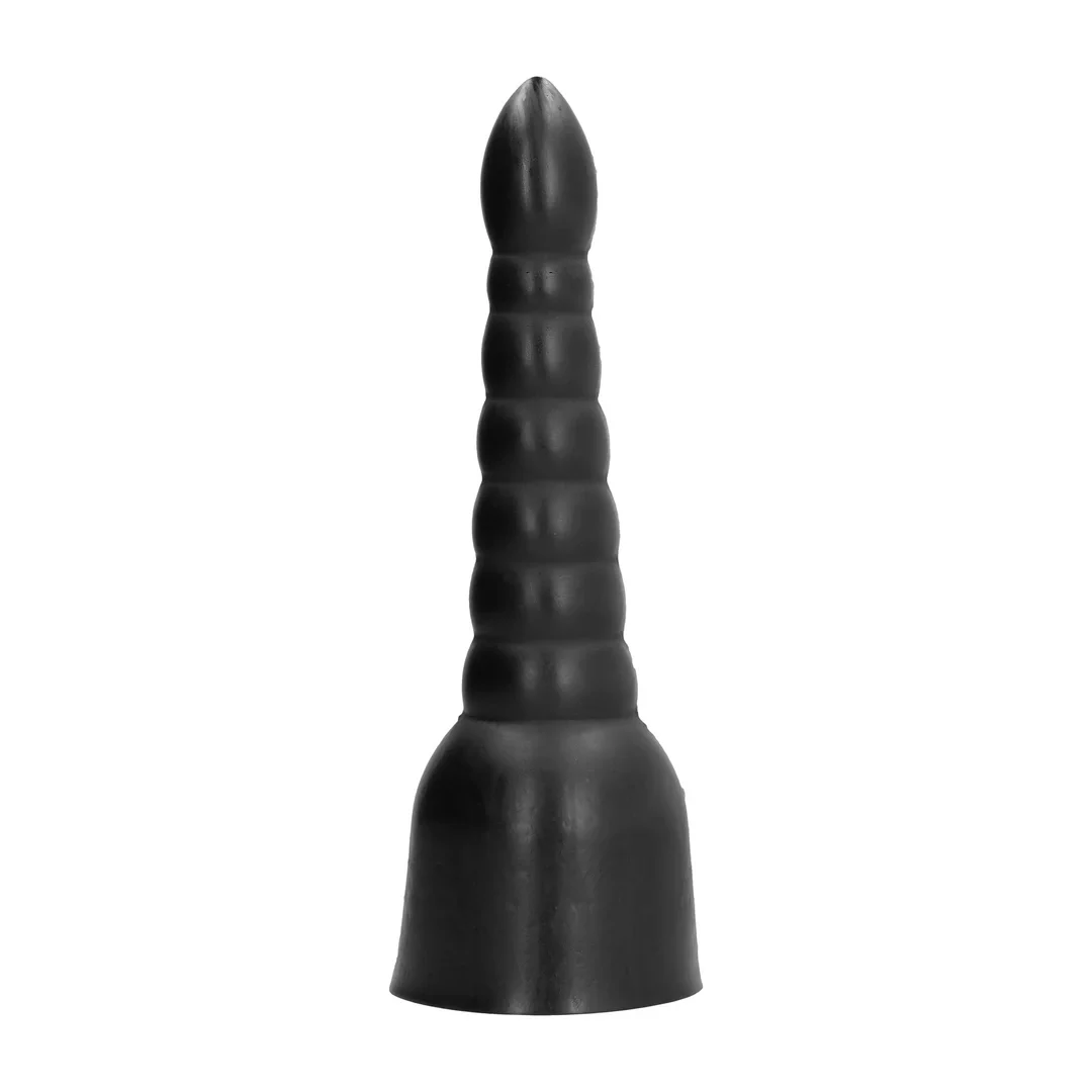 All Black Model AB57 - Stożkowy anatomiczny rożek 34 cm, czarny