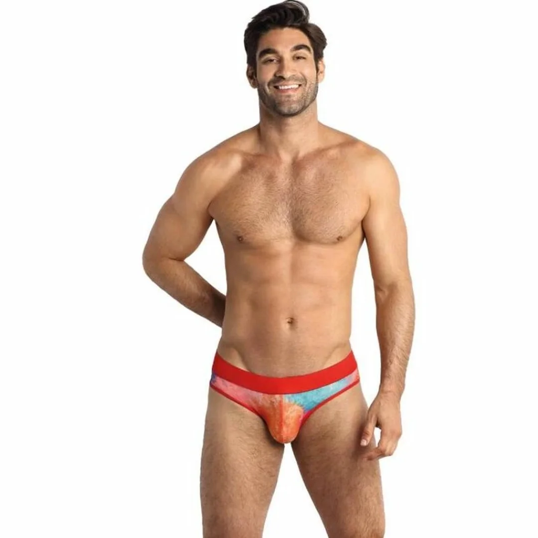 Anais Men Falcon Slip S - majtki męskie z lycry, bananowy motyw