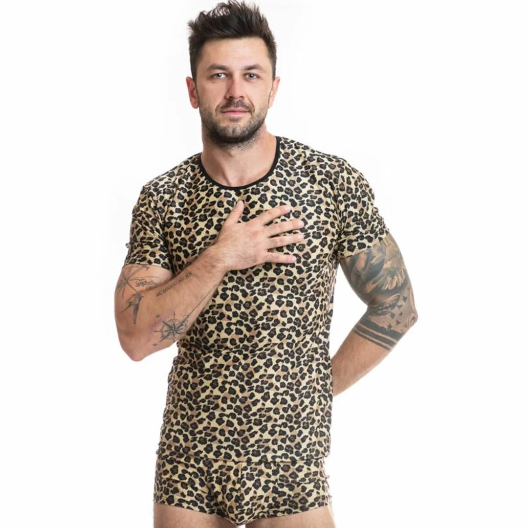 ANAIS MEN T-shirt Mercury S mikrofibra z motywem zwierzęcym