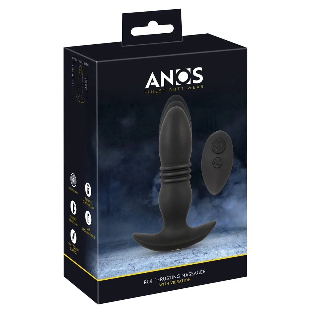 ANOS RC Thrusting Plug czarny silikon, funkcja pchania, pilot, 15,9 cm