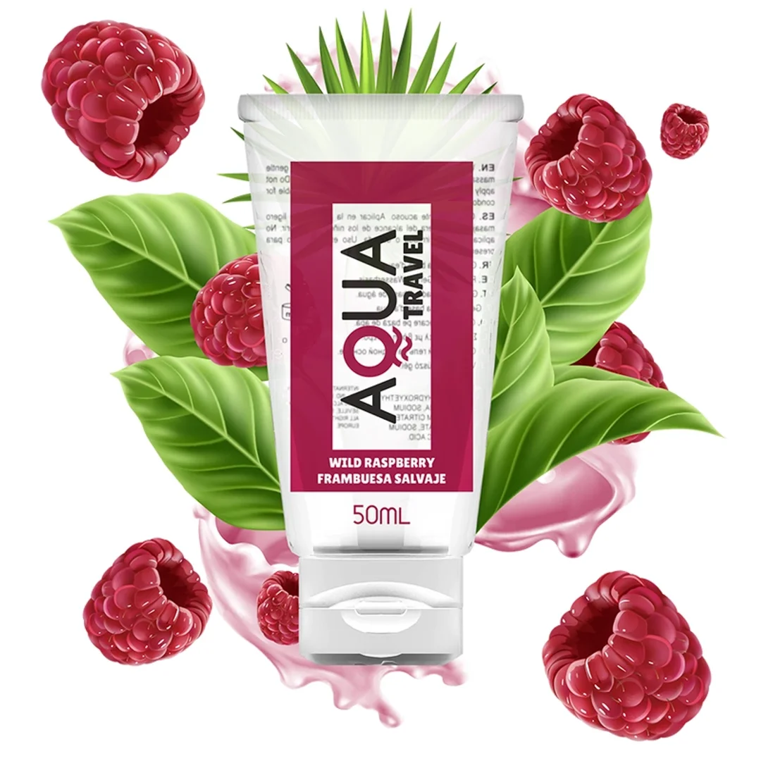 AQUA TRAVEL Lubrykant wodny Dzika Malina 50 ml kompaktowy