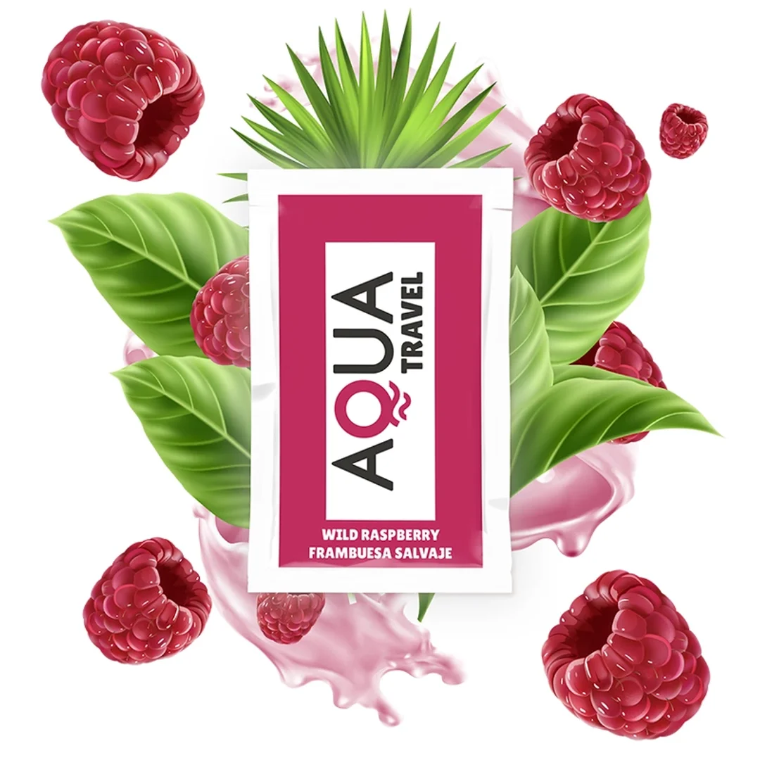 AQUA TRAVEL żel intymny na bazie wody dzika malina 6ml saszetka