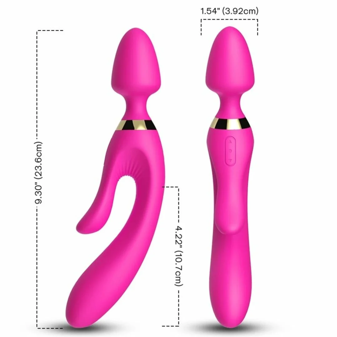 ARMONY Masażer i wibrator krolik fuksja wodoodporny 236mm USB