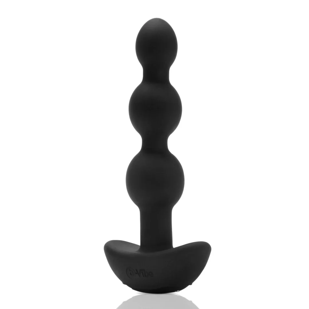 b-Vibe Triplet Black - wibrująca sonda z 2 silnikami i pilotem