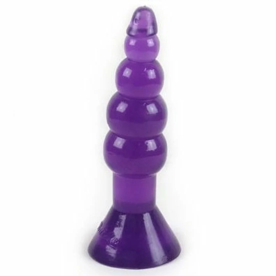 BAILE Climax Happens korek anatomiczny 17 cm liliowy z przyssawką