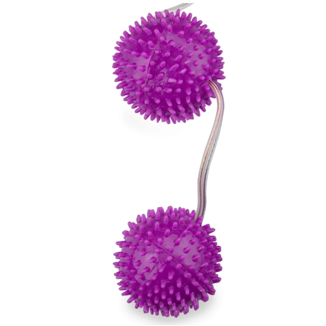 Baile Violet Balls Teksturowane kulki ćwiczące mięśnie 3,6 cm TPR