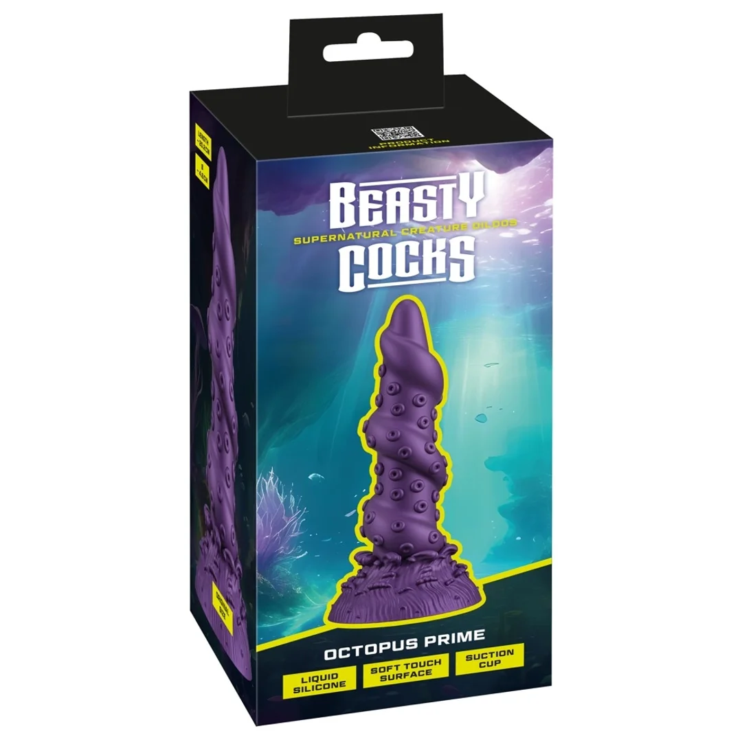 Beasty Cocks Octopus Prime - model silikonowy z przyssawką, 20,2 cm