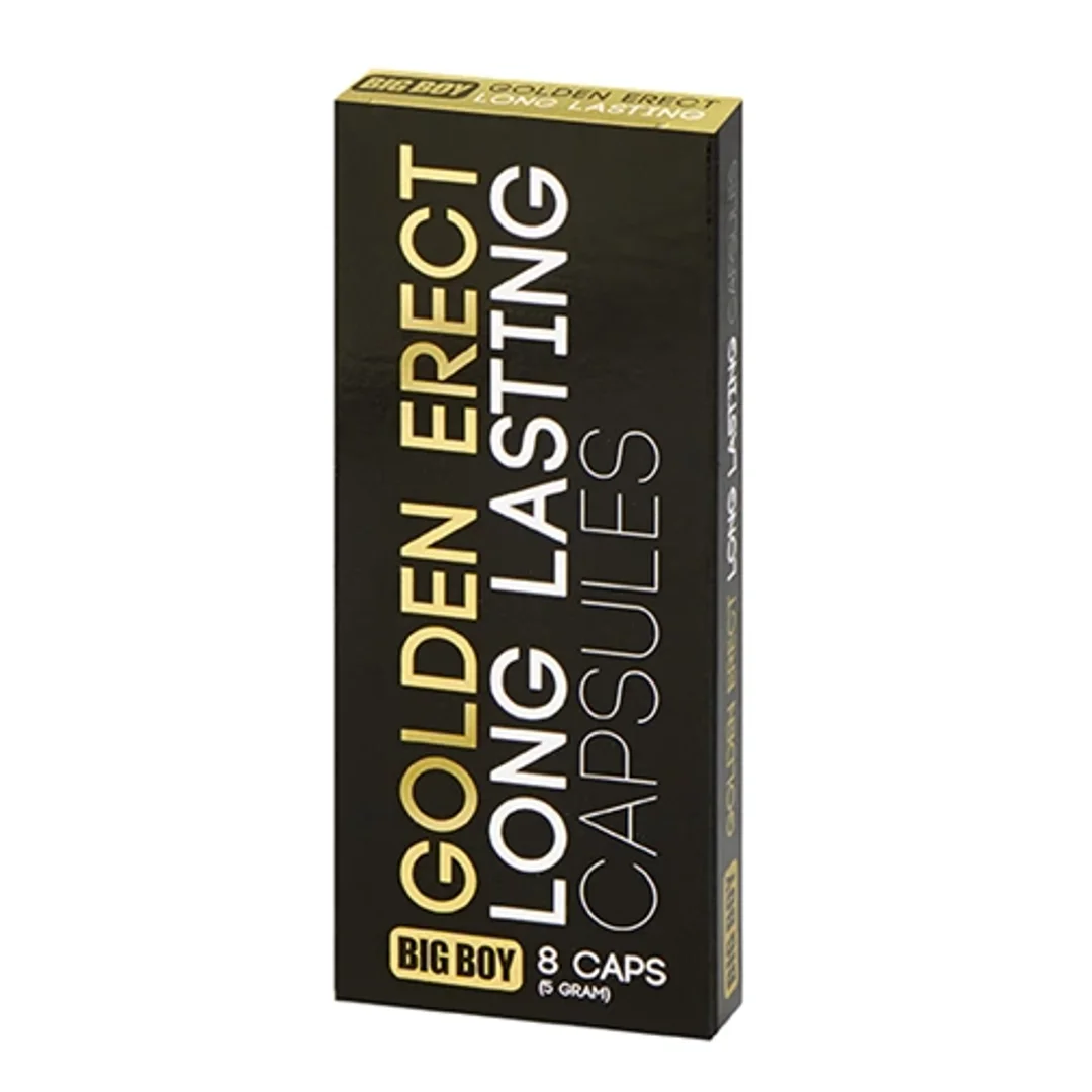 Big Boy Golden Erect 8 Tabs - Suplement z żeń-szeniem i miłorzębem na energię