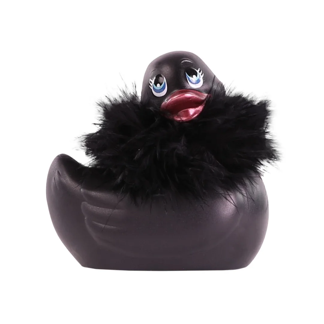 Big Teaze Toys I Rub My Duckie 2.0 Paris Black - wodoodporny masażer 7 trybow