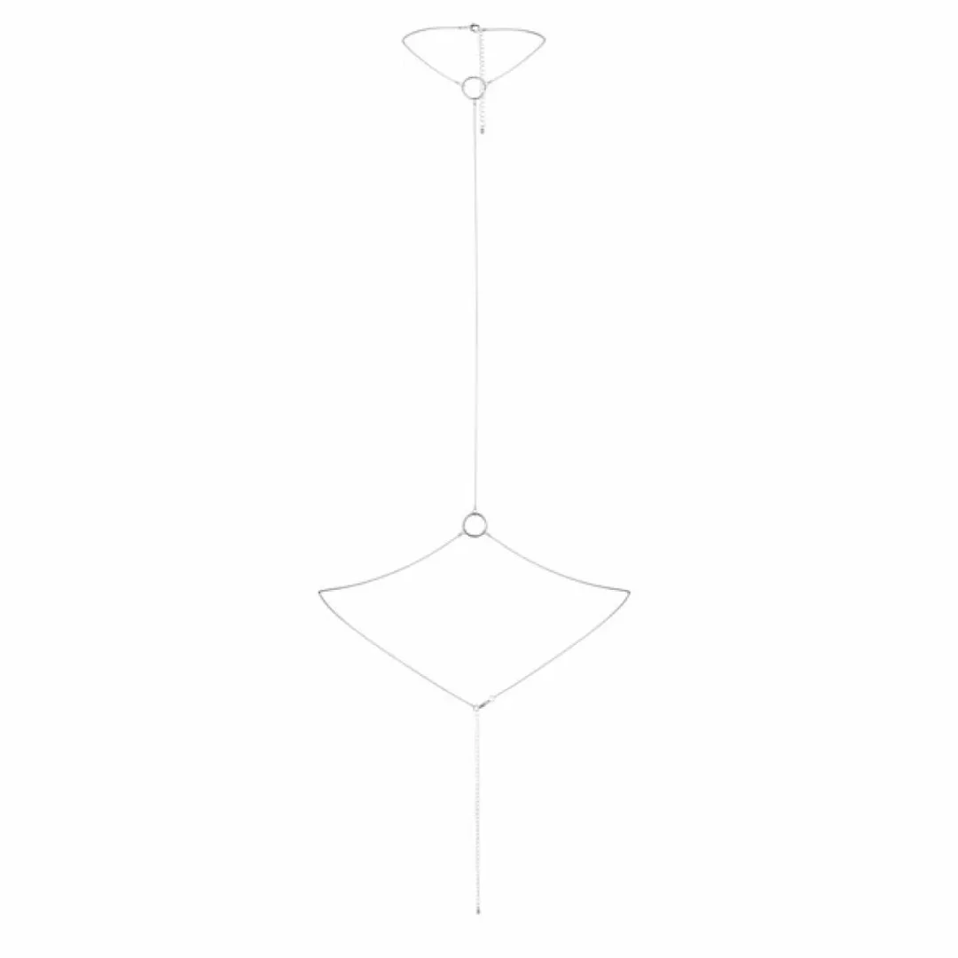Bijoux Indiscrets Magnifique I Body Chain Silver - Łańcuszek na ciało, srebrny, regulowany