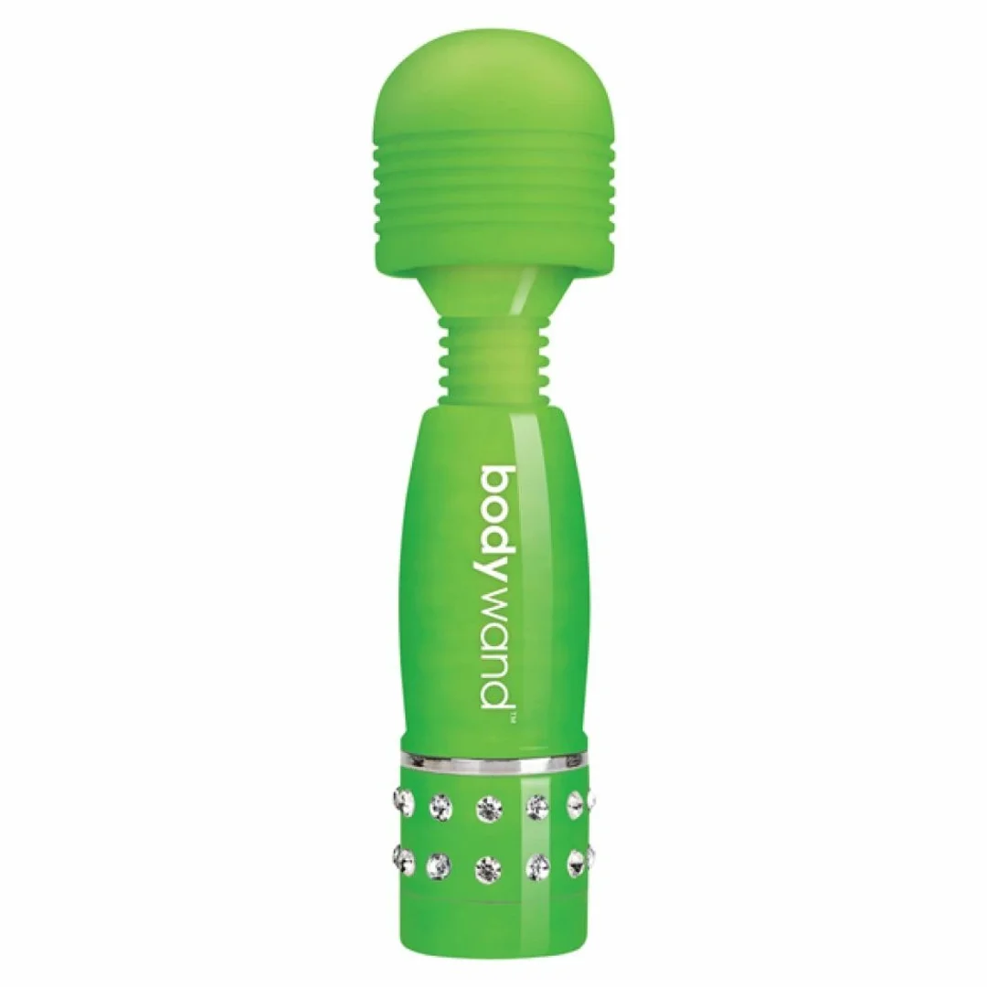 Bodywand Glow In The Dark Wand Massager Green - masażer świecący, kompaktowy