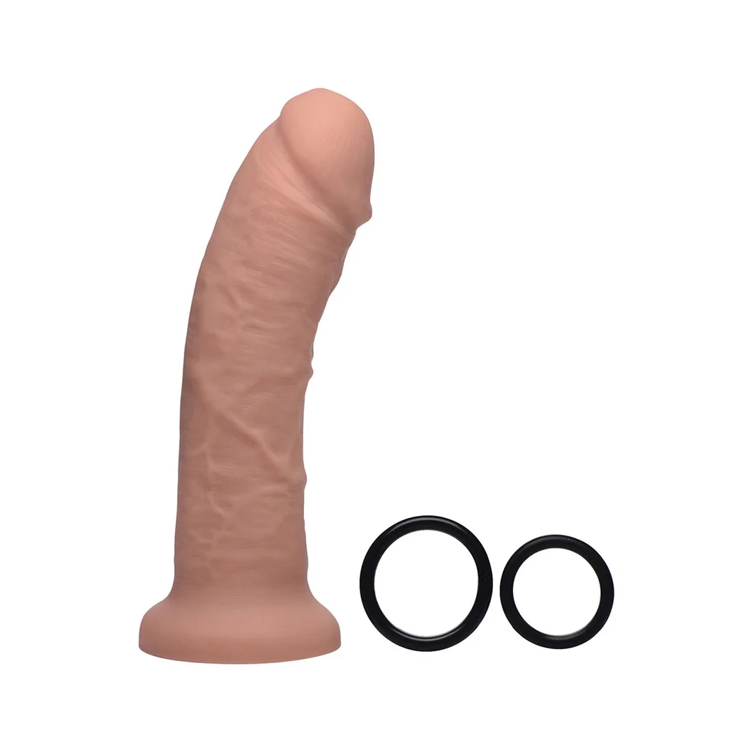 BXR Brands Strap-On silikonowy z uprzężą 20 cm, regulowany, podwojna gęstość