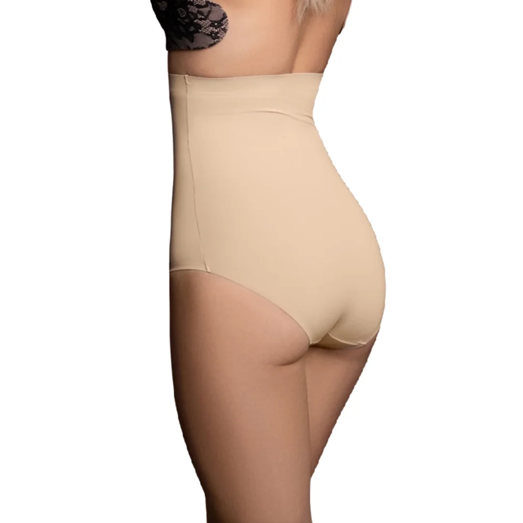 Bye Bra Estilo Figi Bezszwowe Wysoki Stan Beżowe XXL Komfort