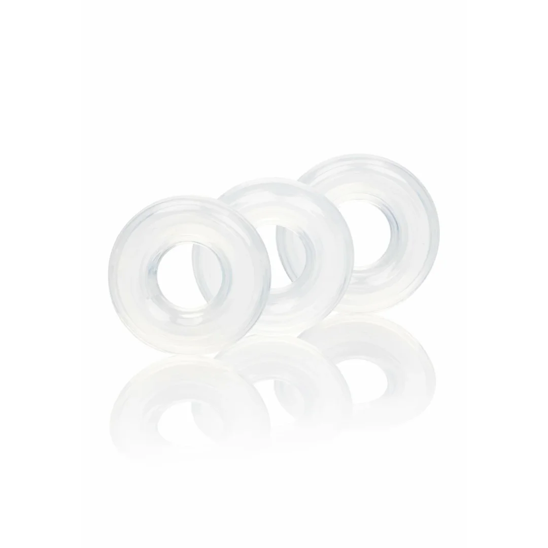 CalExotics 3 Stacker Rings silikonowe pierścienie regulacyjne zestaw 3 szt.