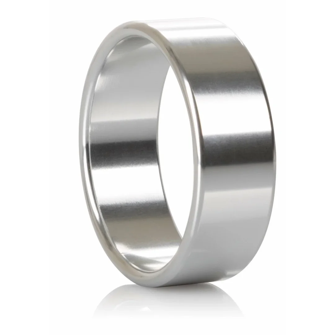 CalExotics Alloy Metallic Ring XL aluminiowy pierścień intymny duży rozmiar