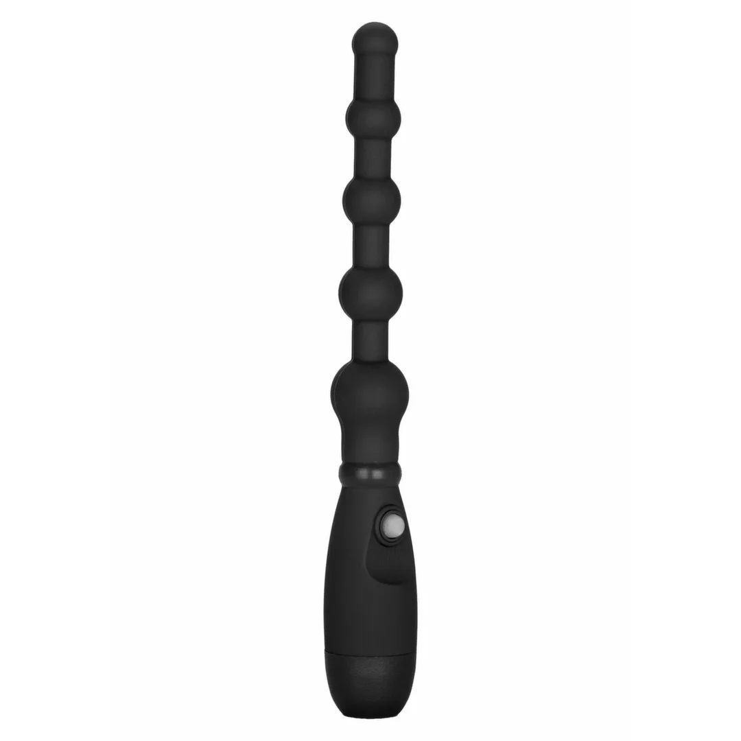 CalExotics Booty Call Booty Flexer silikonowa sonda wibrująca 3 tryby 5,75” czarna