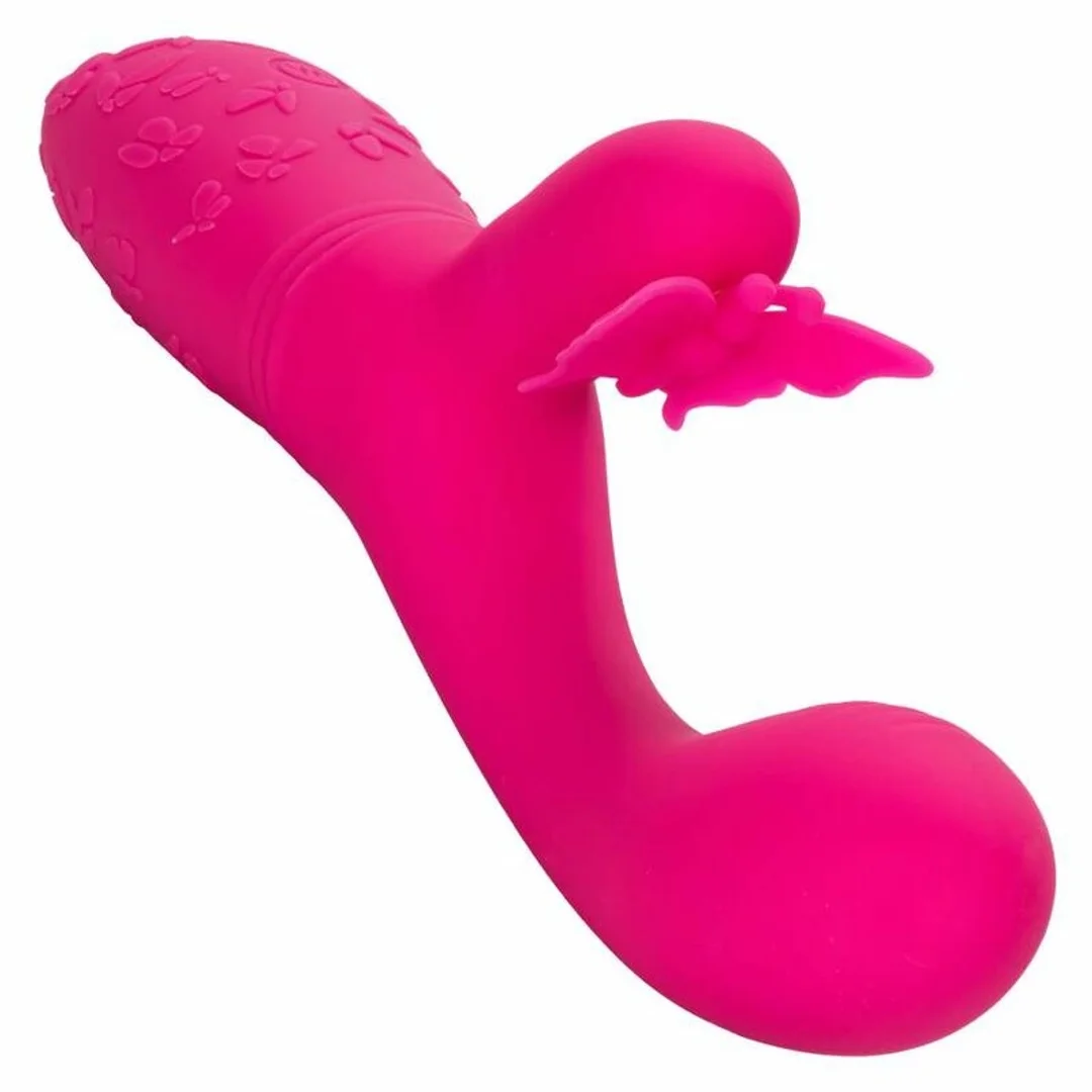 CalExotics Butterfly Kiss Flutter Rożowy - Masażer z 10 trybami pracy