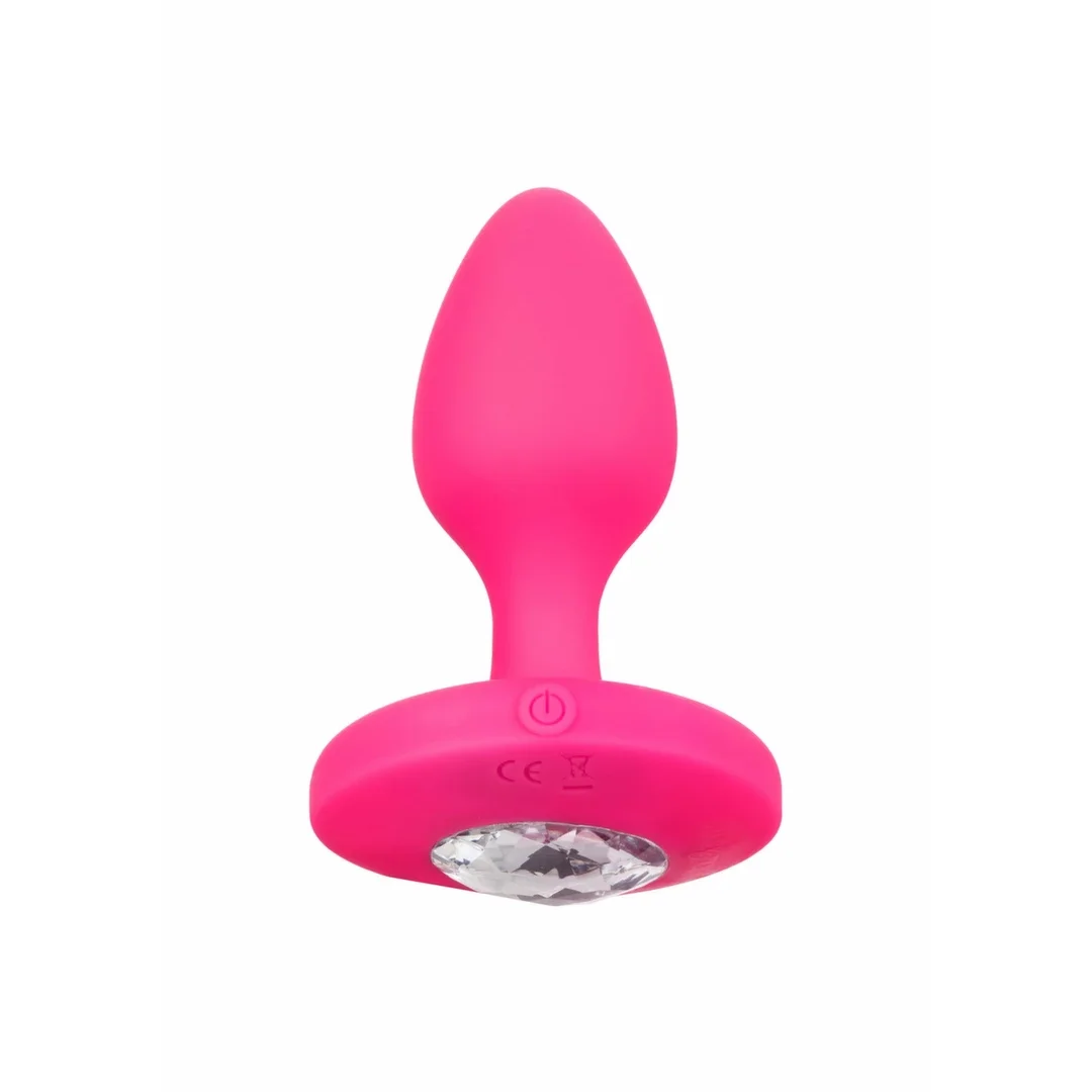 CalExotics Cheeky Gem Medium Sonda Wibrująca z Kryształową Bazą