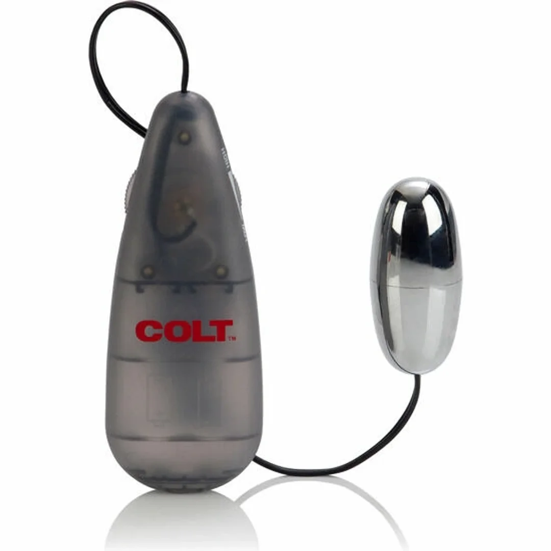 CalExotics Colt Power Pak - wielobiegowy pocisk wibrujący, 6 cm, srebrny